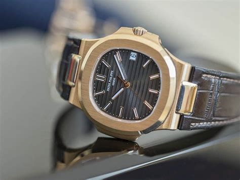 patek philippe geneve brown leather strap|patek philippe nautilus rubber strap.